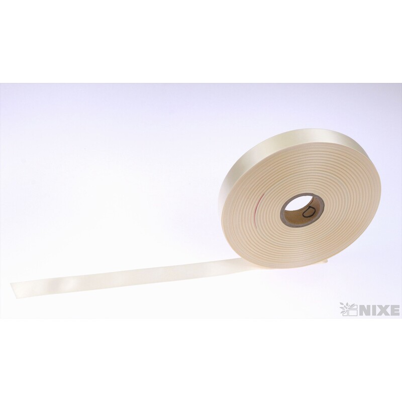 SATÉNOVÁ STUHA TTR JS 25mmx100m*KRÉMOVÁ CREAM