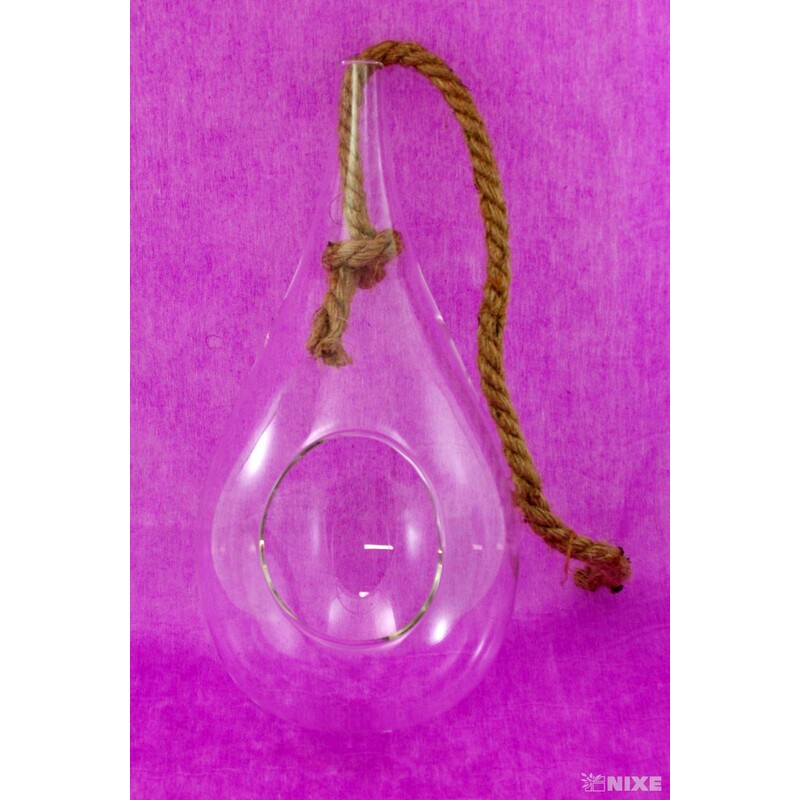 ZÁVĚS SKLO KAPKA 13x31cm* 