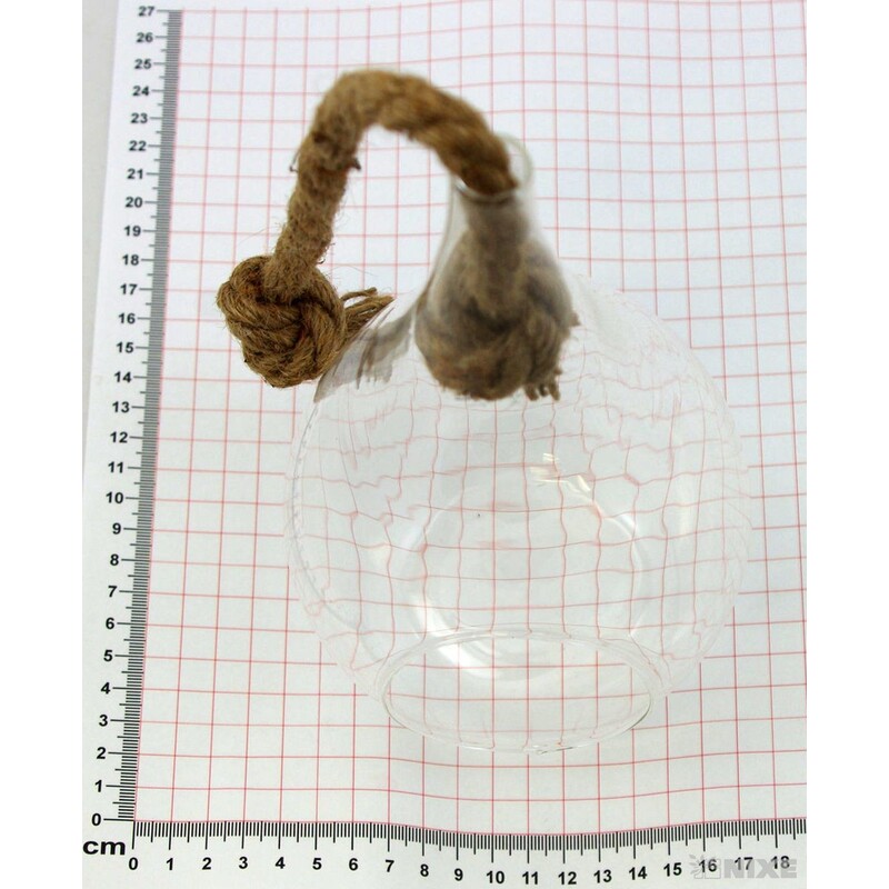 ZÁVĚS SKLO KAPKA 11x24cm* 