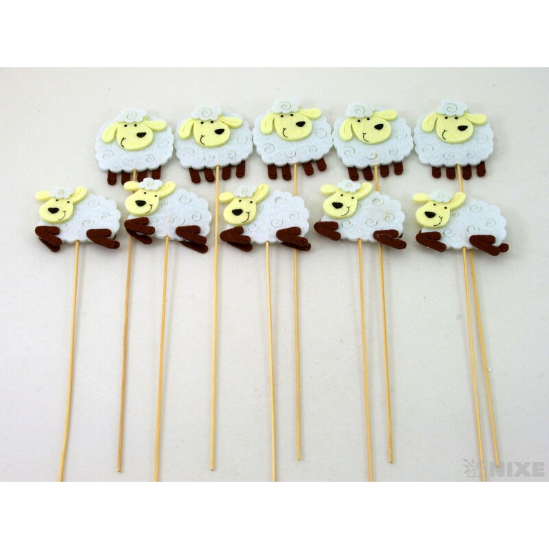 ZÁPICH FILC OVEČKA 6x28cm 10ks*