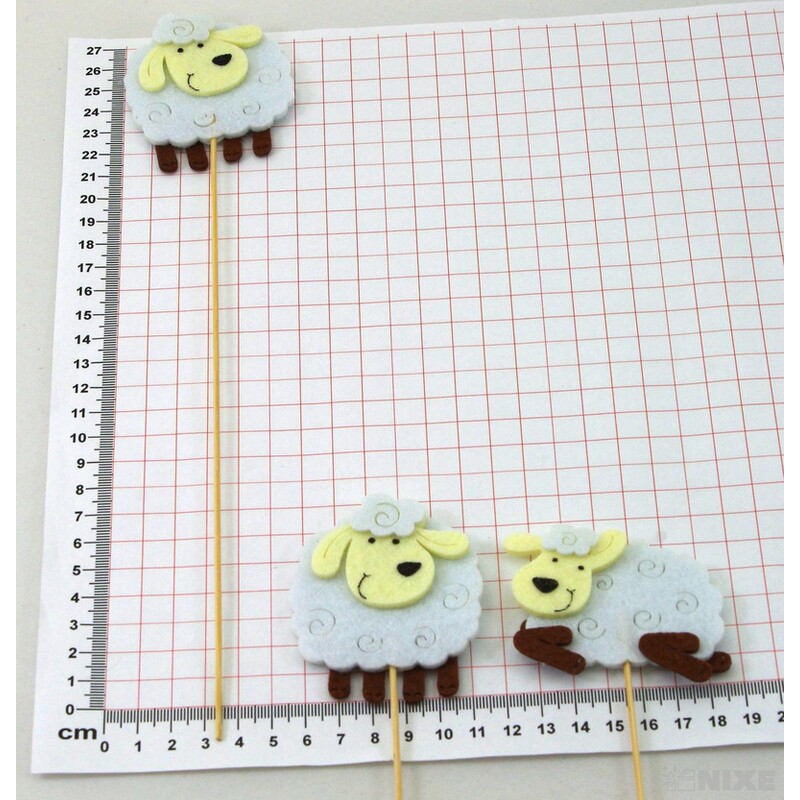 ZÁPICH FILC OVEČKA 6x28cm 10ks*