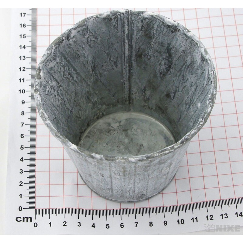 PLECHOVÝ OBAL 10x10cm*BÍLÁ