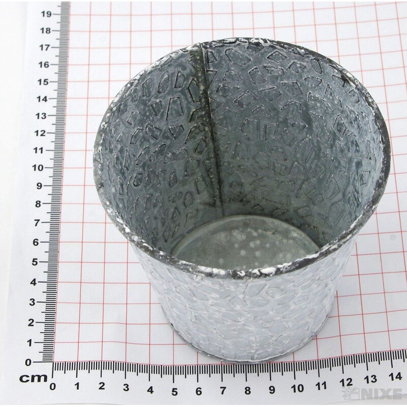 PLECHOVÝ OBAL 10x10cm*BÍLÁ