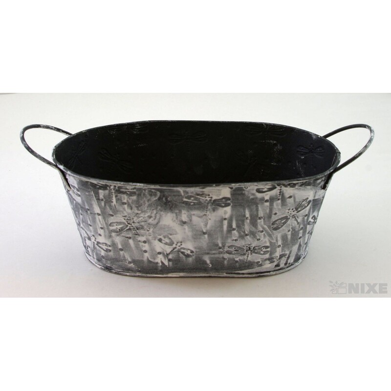 PLECHOVÁ MISKA OVÁL 25x15x10cm*