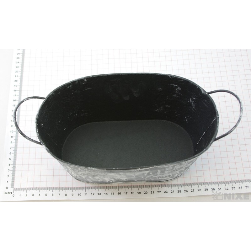 PLECHOVÁ MISKA OVÁL 25x15x10cm*