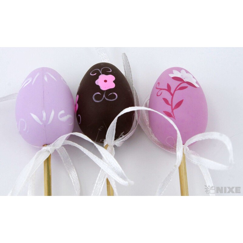 ZÁPICH VAJÍČKA 12ks 4x25cm*MIX BAREV