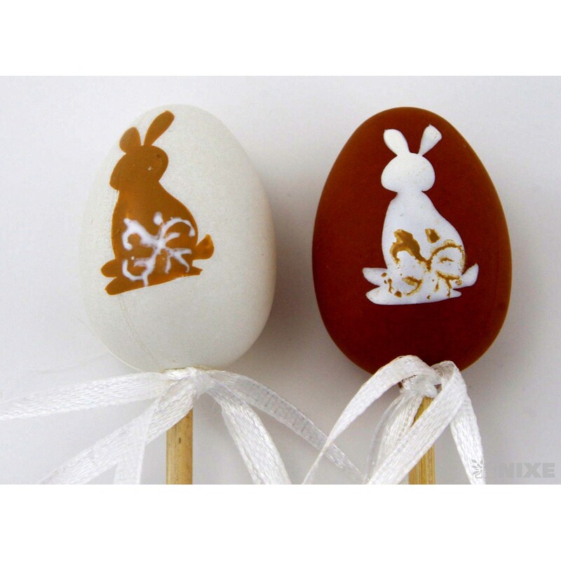 ZÁPICH VAJÍČKA 12ks 4x25cm*MIX BAREV