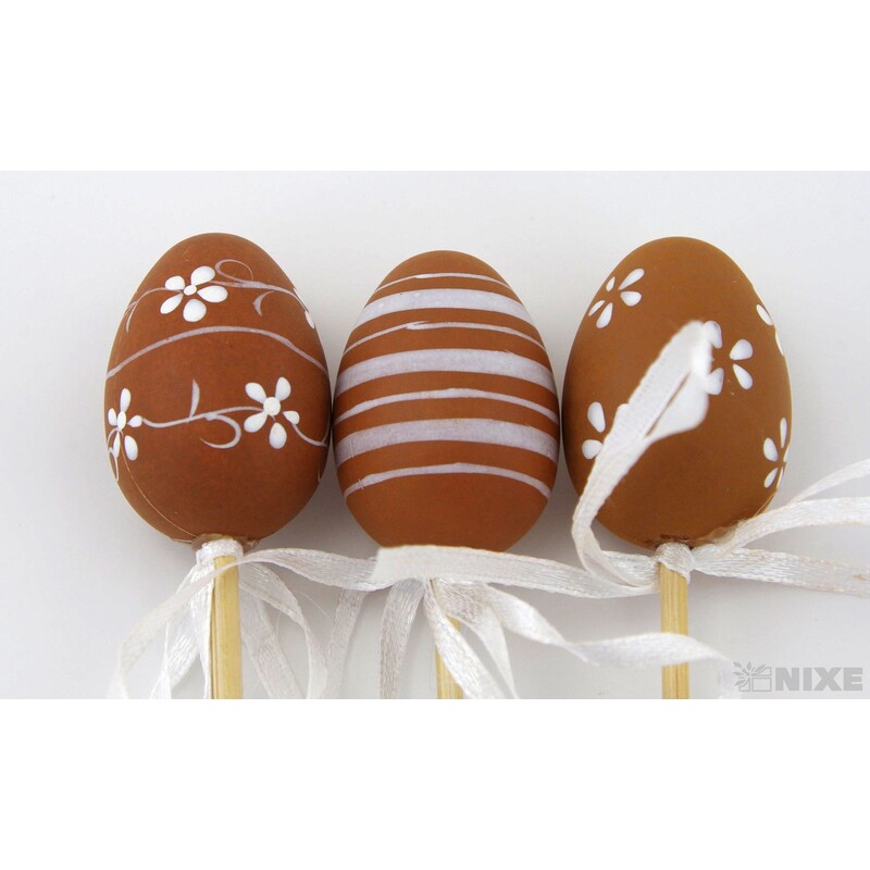 ZÁPICH VAJÍČKA 12ks 4x25cm*MIX BAREV