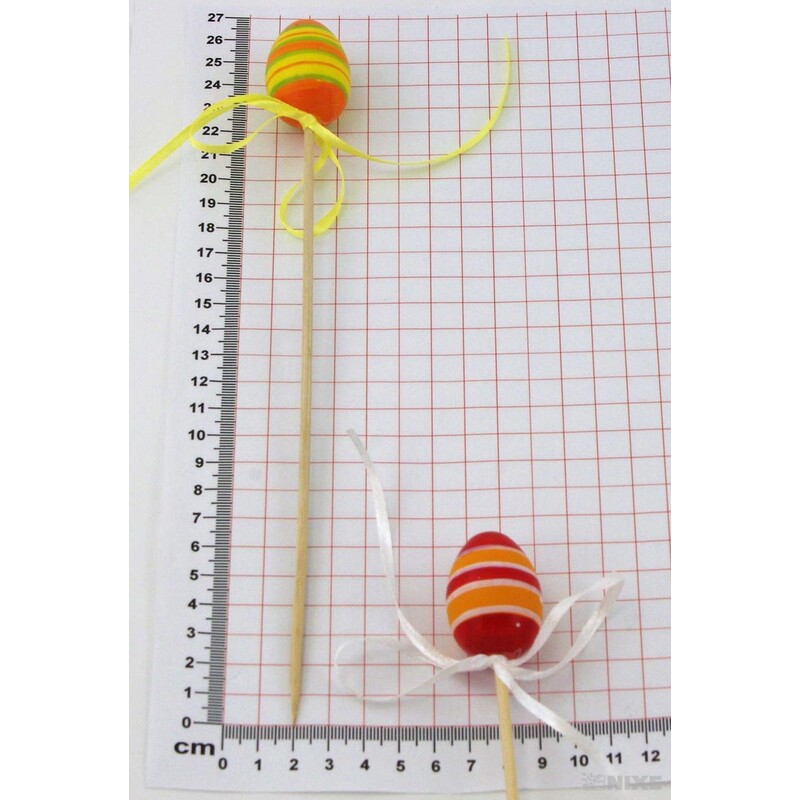 ZÁPICH VAJÍČKA 12ks 4x25cm*MIX BAREV