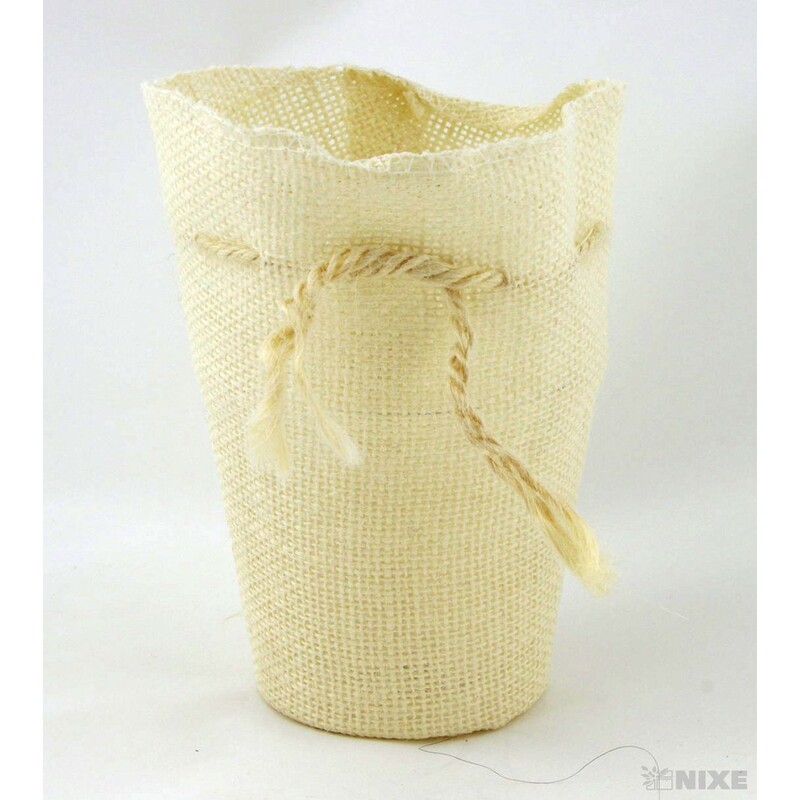 OBAL JUTA 16cm*BÍLÁ