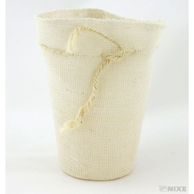 OBAL JUTA 18cm*BÍLÁ