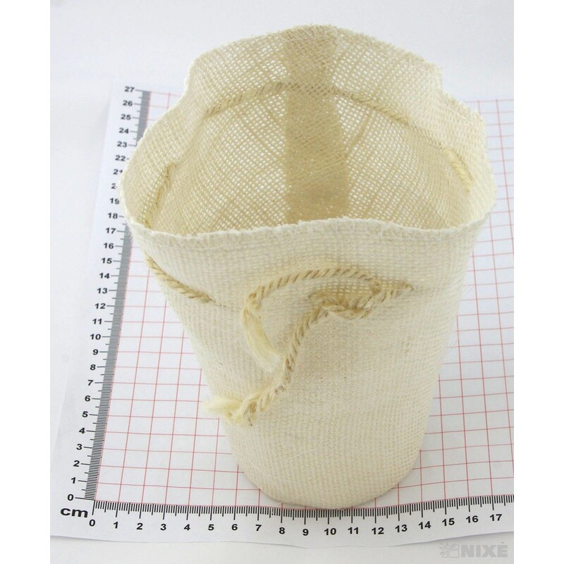 OBAL JUTA 18cm*BÍLÁ