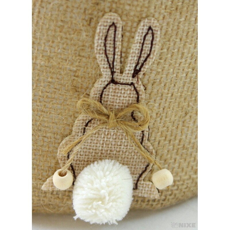 OBAL JUTA ZAJÍC 13x12cm*