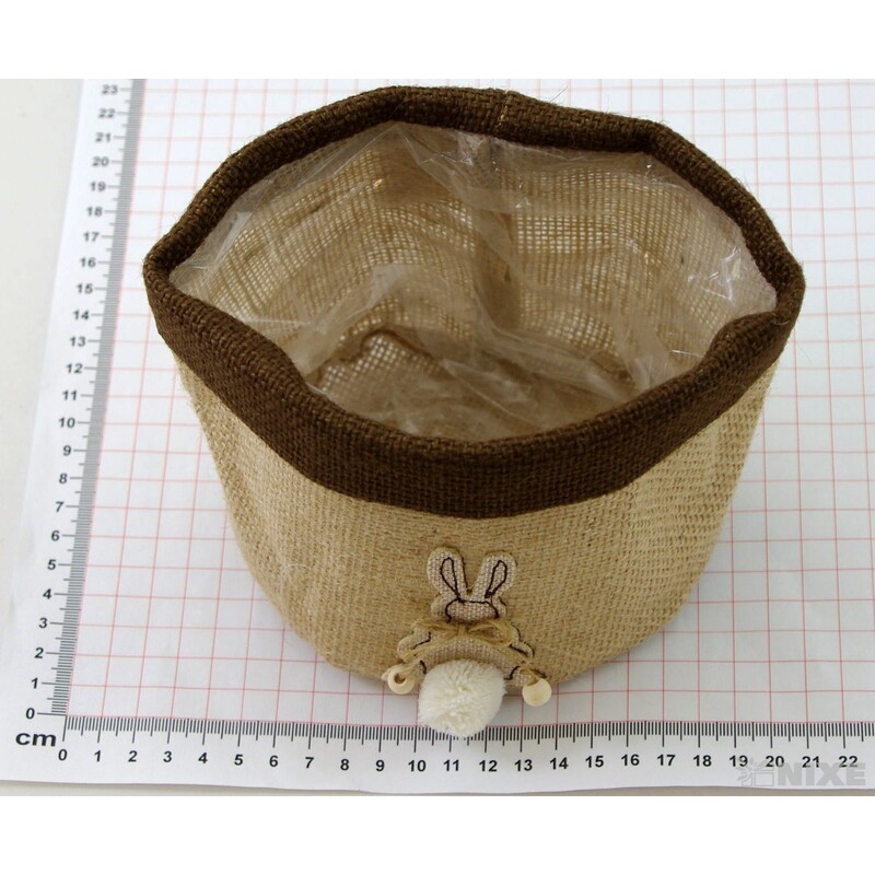 OBAL JUTA ZAJÍC 13x12cm*