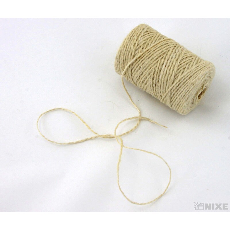 PROVÁZEK LNĚNÝ 2mmx100m*BÍLÁ