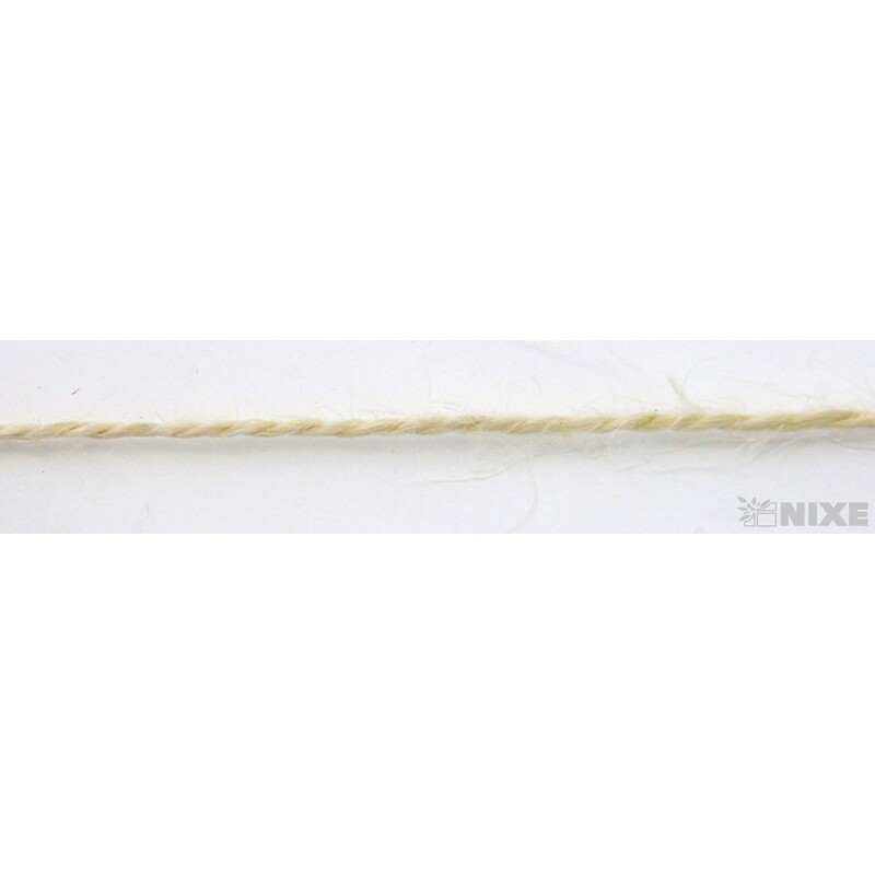 PROVÁZEK LNĚNÝ 2mmx100m*BÍLÁ