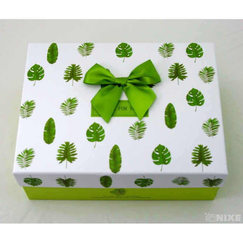 KRABICE LIST 3ks 28x10x21cm 24x9x17 21x8x14*ZELENÁ