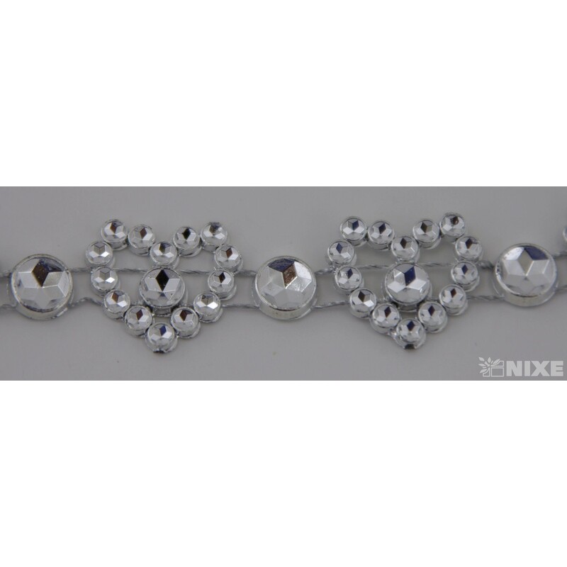 PÁSEK METAL DEKOR 15mmx9m*STŘÍBRNÁ