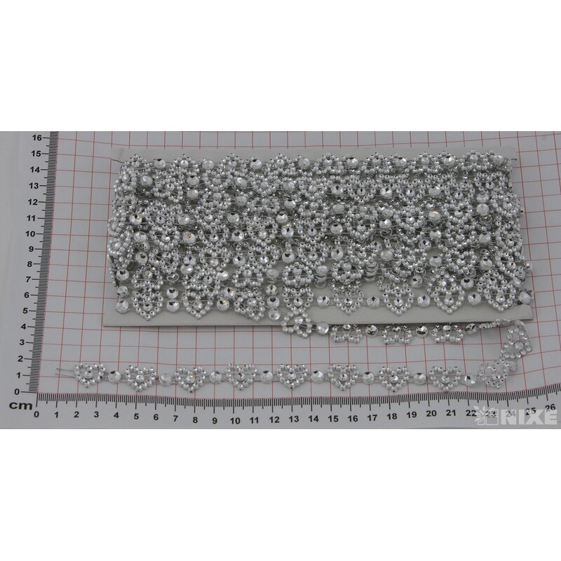 PÁSEK METAL DEKOR 15mmx9m*STŘÍBRNÁ