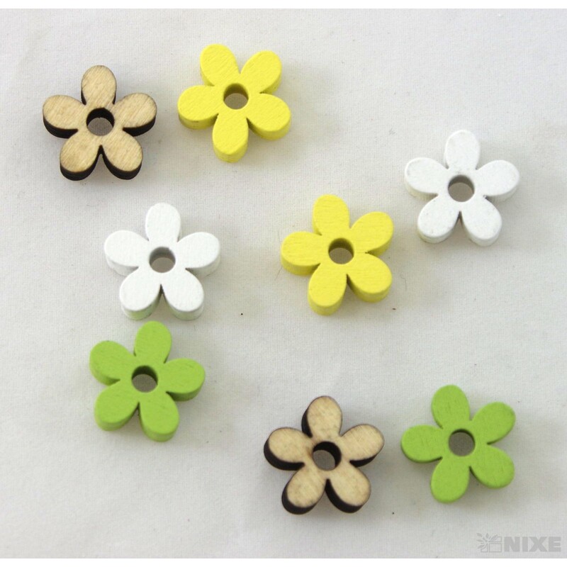 KVÍTEK 1,5cm 36ks*MIX BAREV