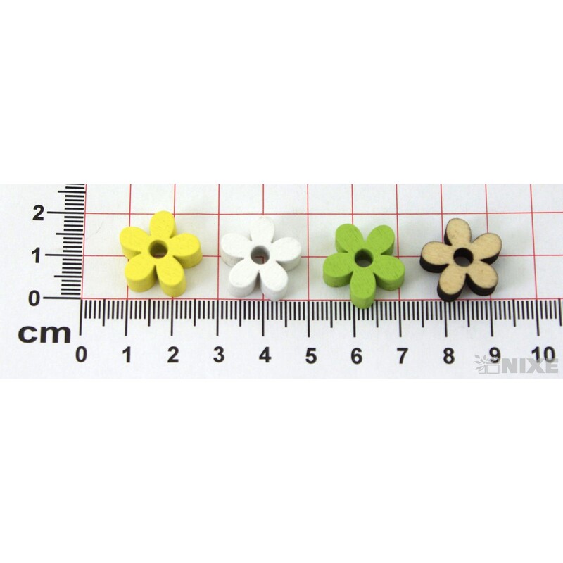 KVÍTEK 1,5cm 36ks*MIX BAREV