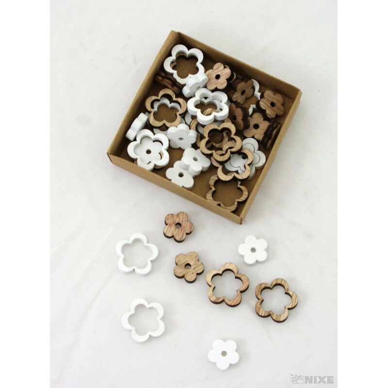 KVÍTEK 1,5-2,5cm 36ks*MIX BAREV