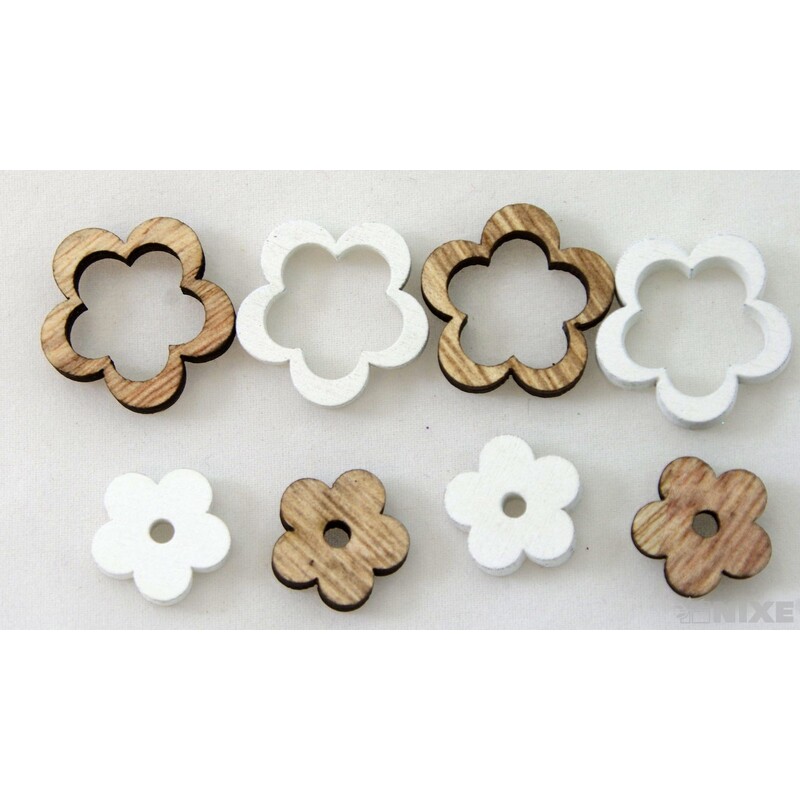 KVÍTEK 1,5-2,5cm 36ks*MIX BAREV