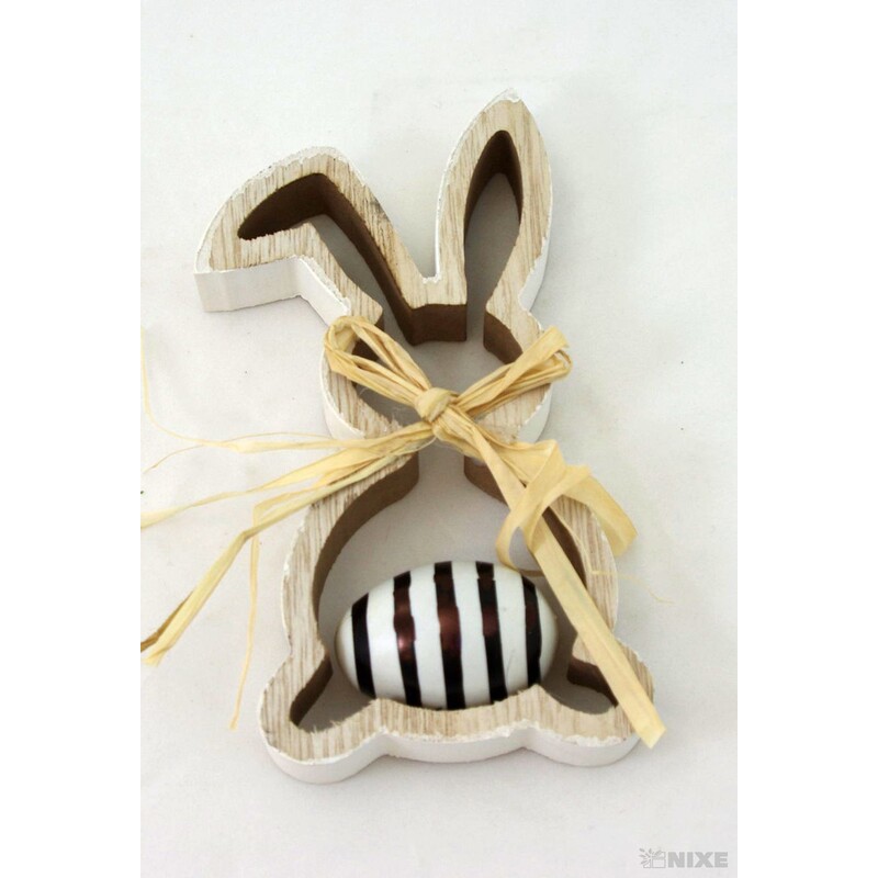 ZAJÍC DŘEVO 8x16cm*