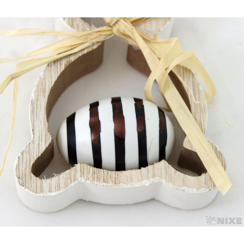 ZAJÍC DŘEVO 8x16cm*