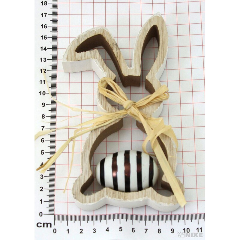 ZAJÍC DŘEVO 8x16cm*