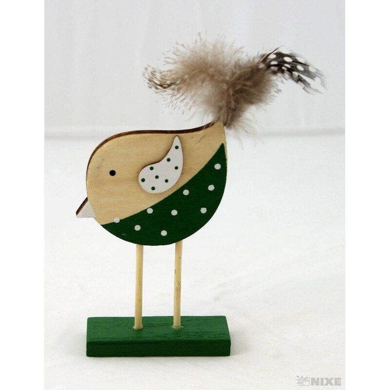 PTÁČEK DŘEVO 7x12cm*