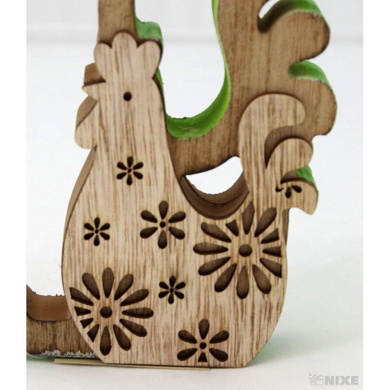 SLEPICE DŘEVO 11x20cm*