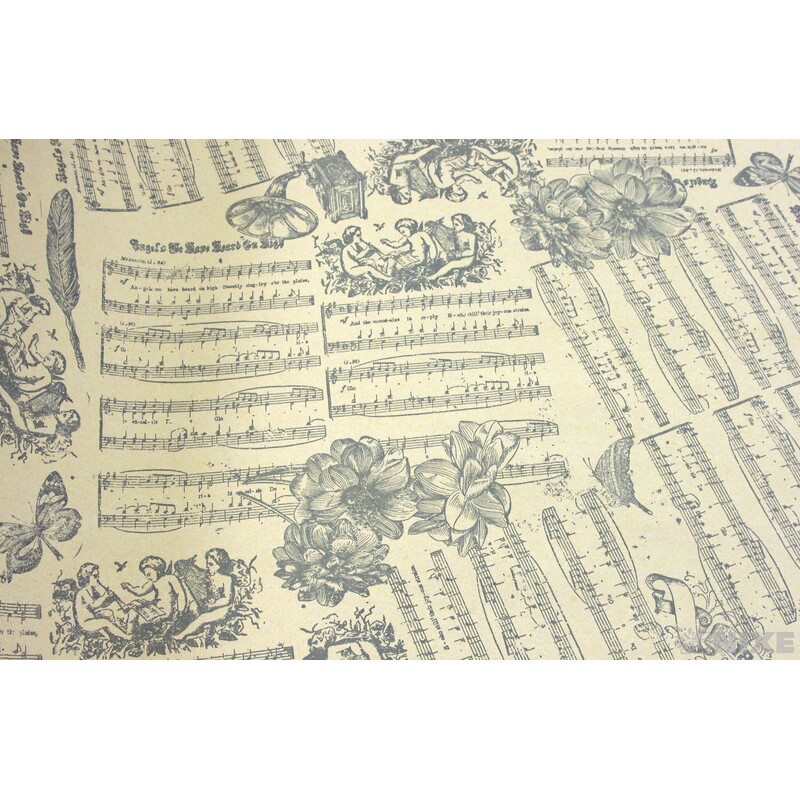 ROLE PAPÍR NOTY 70cmx50m*ČERNÁ