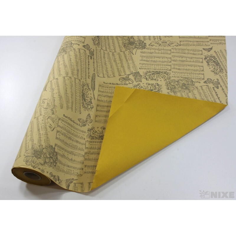 ROLE PAPÍR NOTY 70cmx50m*ČERNÁ