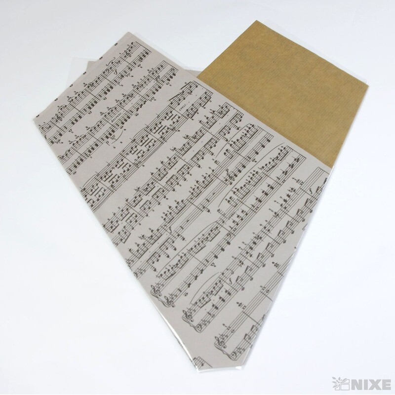 OBAL KRAFT NOTY 33x29x5cm*BÍLÁ