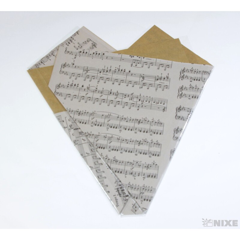 OBAL KRAFT NOTY 33x29x5cm*BÍLÁ