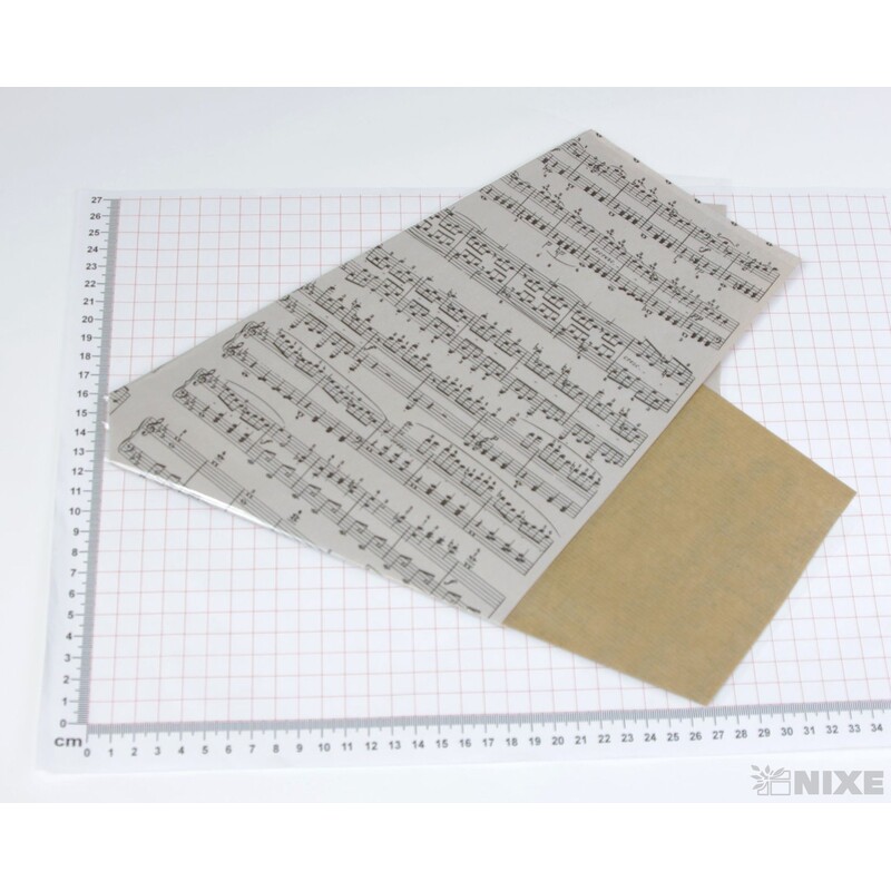 OBAL KRAFT NOTY 33x29x5cm*BÍLÁ