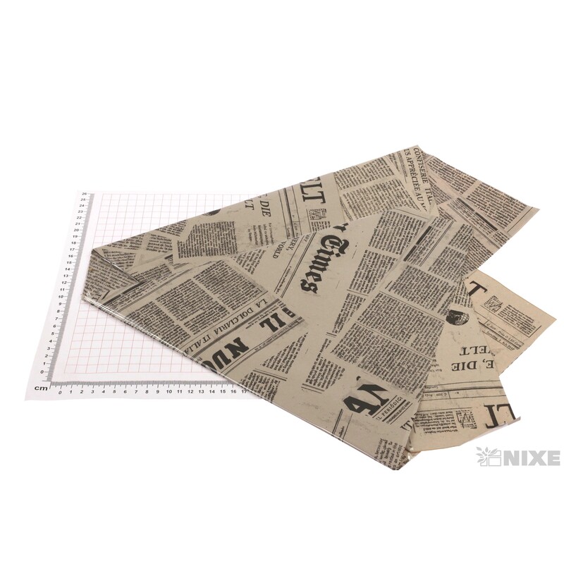 OBAL KRAFT NOVINY 50x47x7cm*ČERNÁ