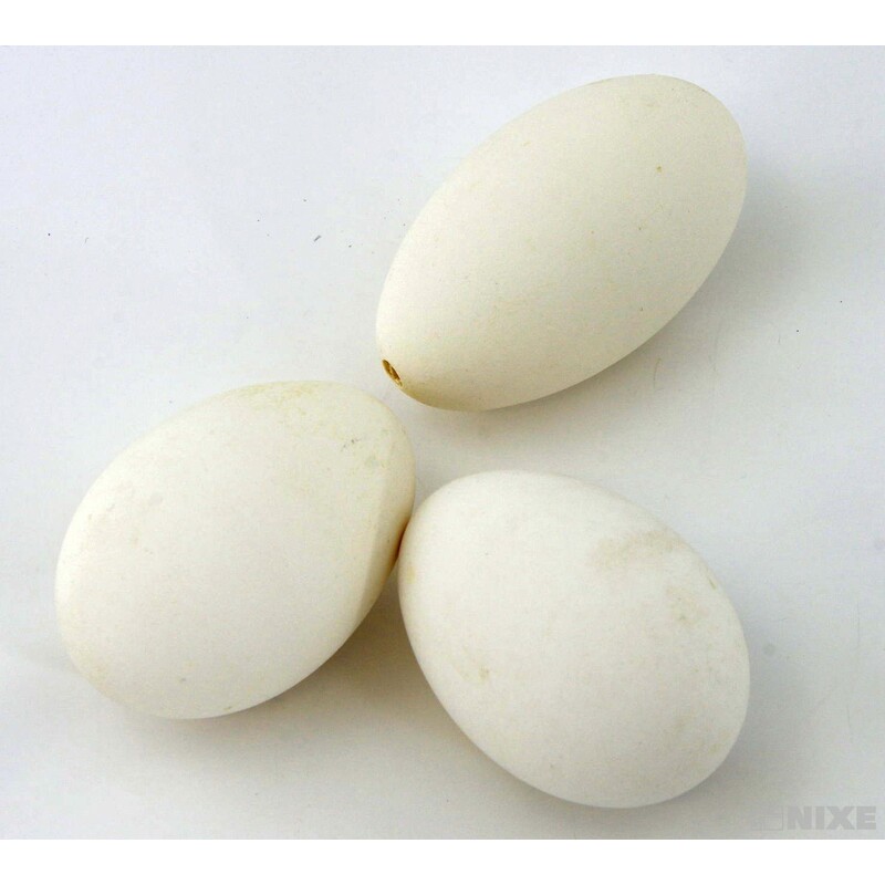 VAJÍČKA LABUŤ 9cm 6ks*PŘÍRODNÍ