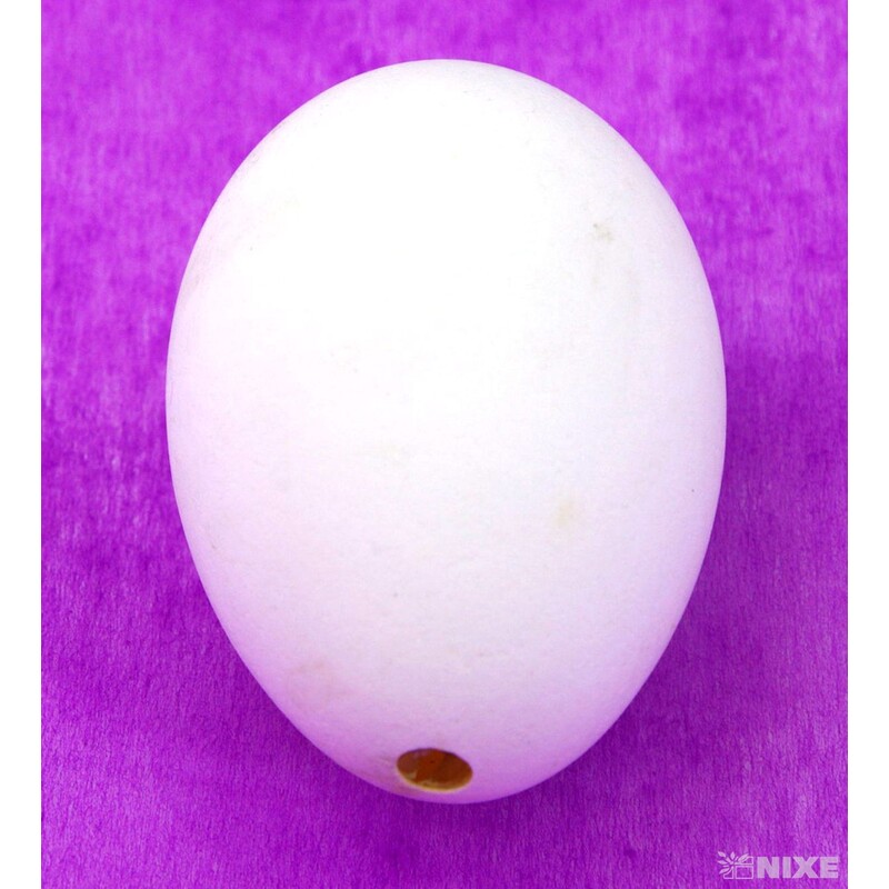 VAJÍČKA LABUŤ 9cm 6ks*PŘÍRODNÍ