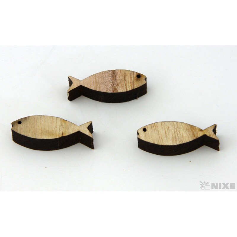 RYBA 3cm 24ks*PŘÍRODNÍ