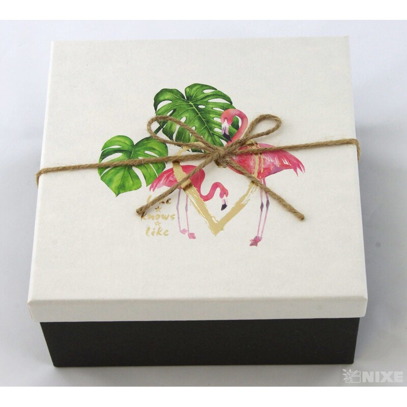 KRABICE 18x9x18cm 16x6x16 15x5x15*MIX BAREV