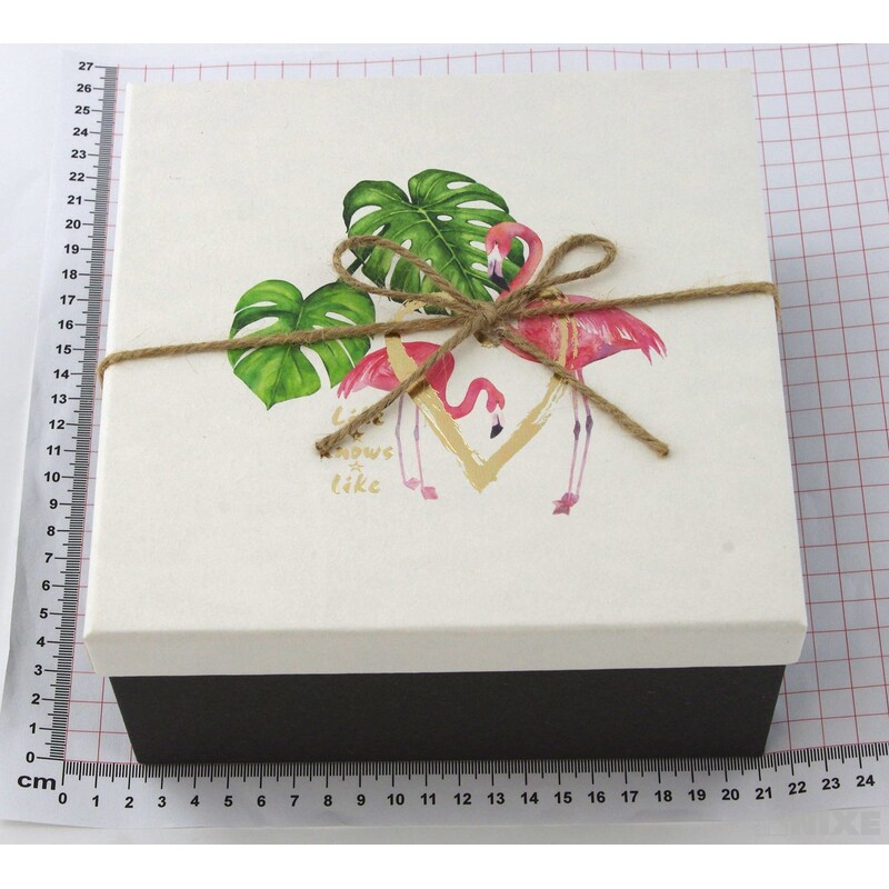 KRABICE 18x9x18cm 16x6x16 15x5x15*MIX BAREV