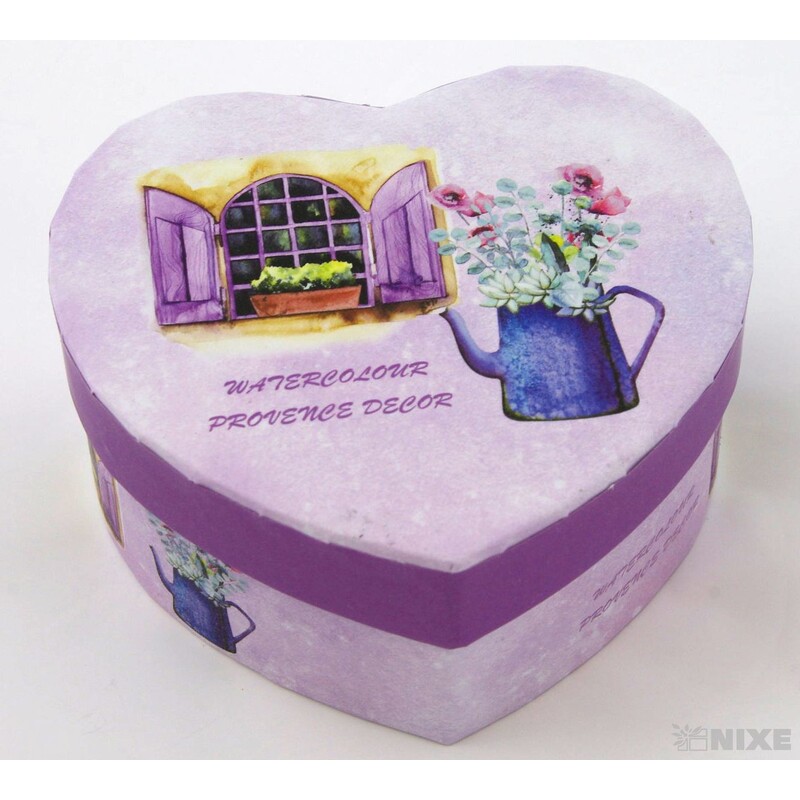 KRABICE SRDCE MIX 12ks 10x5cm*