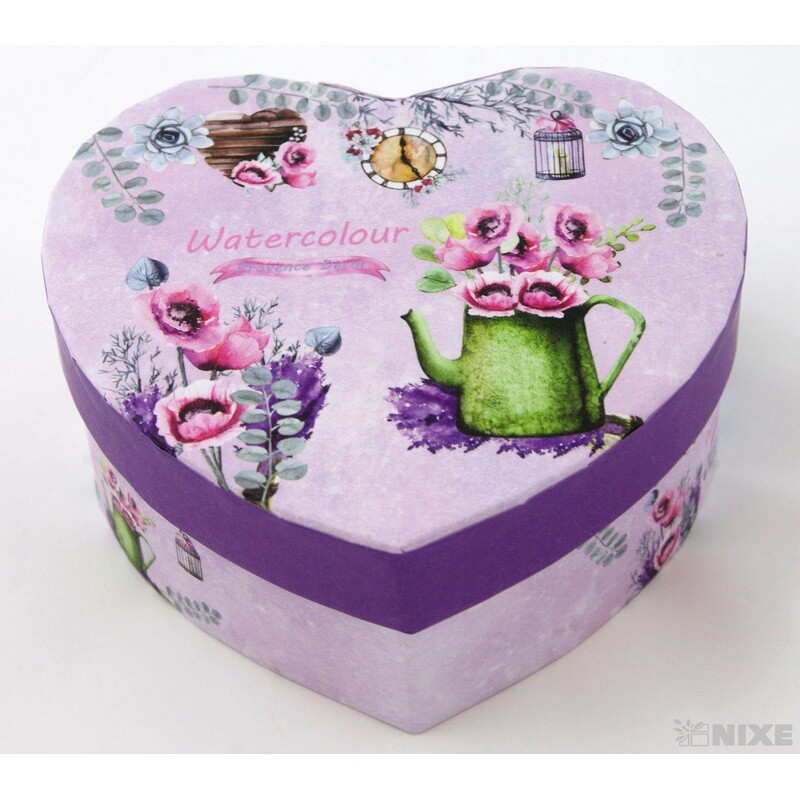 KRABICE SRDCE MIX 12ks 10x5cm*