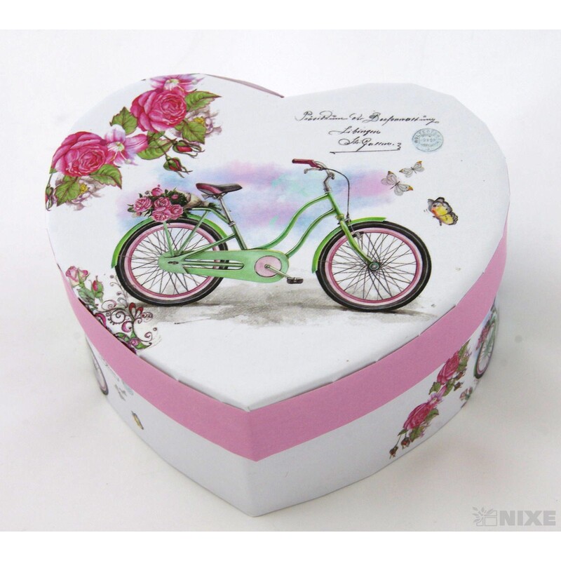 KRABICE SRDCE MIX 12ks 10x5cm*