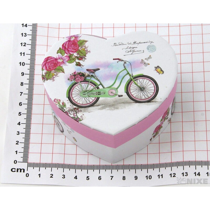 KRABICE SRDCE MIX 12ks 10x5cm*