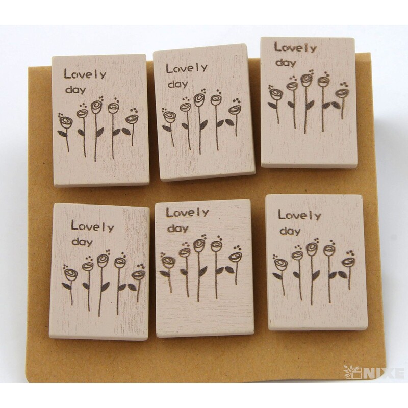 MIX NA KOLÍČKU 3,5cm 6ks*PŘÍRODNÍ