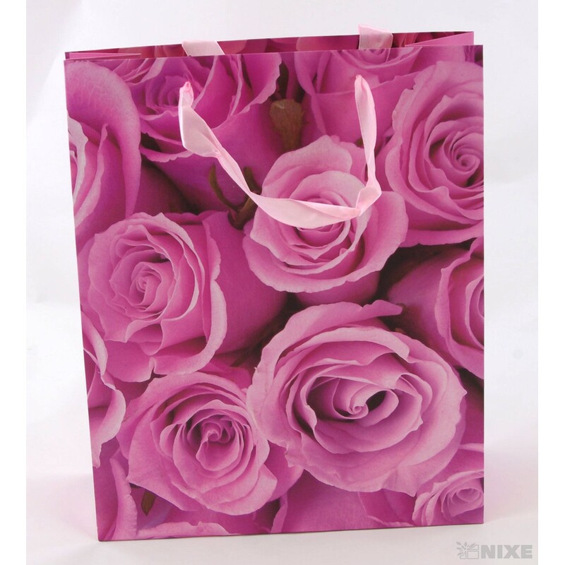 TAŠKA P RŮŽE 26x32x10cm*MIX BAREV