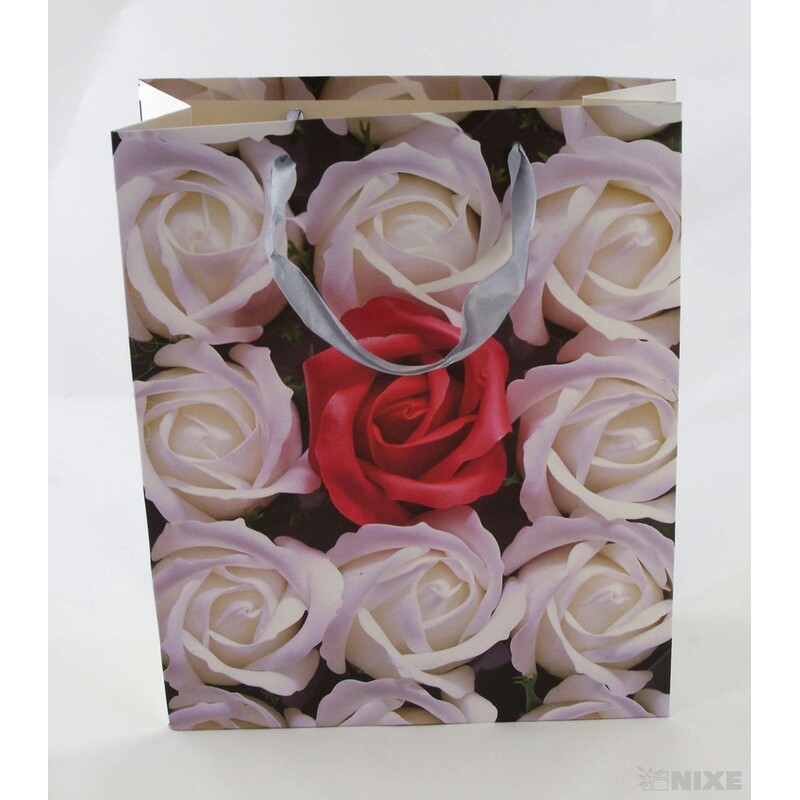 TAŠKA P RŮŽE 26x32x10cm*MIX BAREV